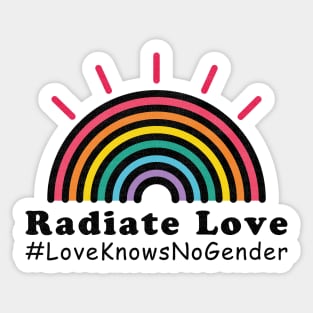 Love Knows No Gender Sticker